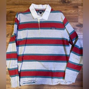 Patagonia Long-Sleeve Polo - Men’s Large - Organic Cotton